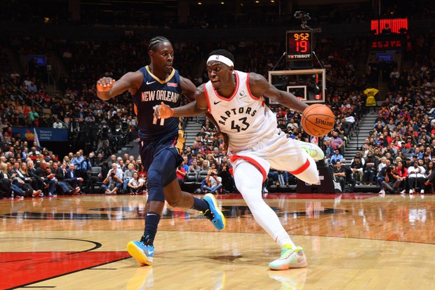 NBA 2019-2020: Pascal Siakam bị truất quyền thi đấu, Toronto Raptors vượt qua New Orleans Pelicans trong hiệp phụ - Ảnh 2. NBA 2019-2020: Pascal Siakam bị truất quyền thi đấu, Toronto Raptors vượt qua New Orleans Pelicans trong hiệp phụ - Ảnh 2.