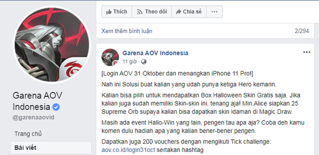 Liên Quân Mobile: Garena tặng 3 tướng, 3 skin Halloween và 25 giấy vẽ bùa vào ngày 31/10 - Ảnh 3.