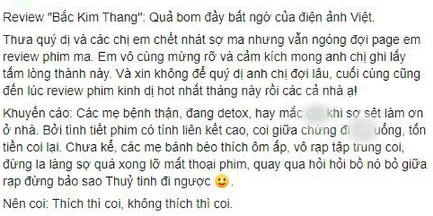 MXH bùng nổ lời khen dành cho Bắc Kim Thang: Block liền tay kẻ nào có tật ngứa miệng SPOIL phim vì twist quá đỉnh! - Ảnh 4.