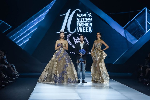 Á hậu Hoàng Thùy mở màn, Hoa hậu Lương Thùy Linh làm vedette trong show diễn khai mạc AVIFW Thu Đông 2019 - Ảnh 4.