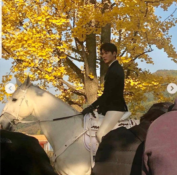 Thu đi để lại lá vàng, nhìn Lee Min Ho cưỡi ngựa trắng mà lòng chị em réo vang: Mau chiếu phim nhà đài ơi! - Ảnh 8.
