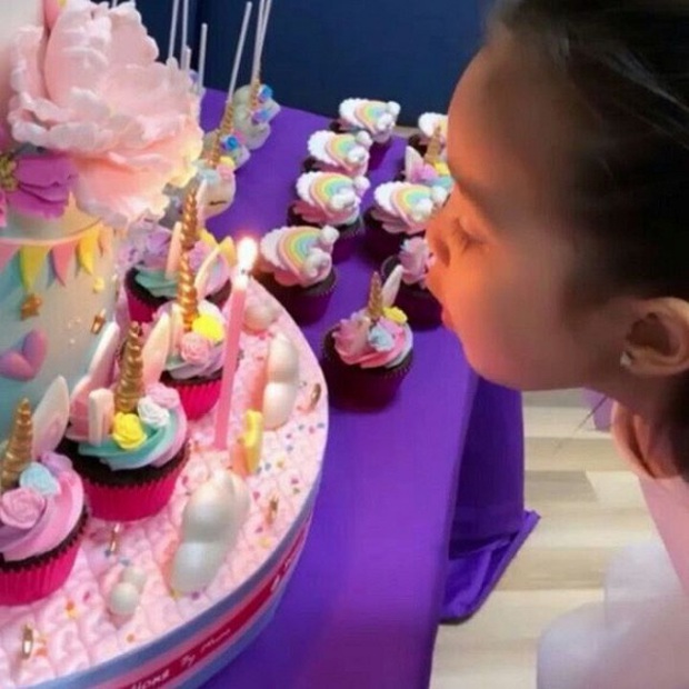 The daughter of the most beautiful beauty in the Philippines, Marian Rivera, is cute and funny at an early birthday party - Photo 2.