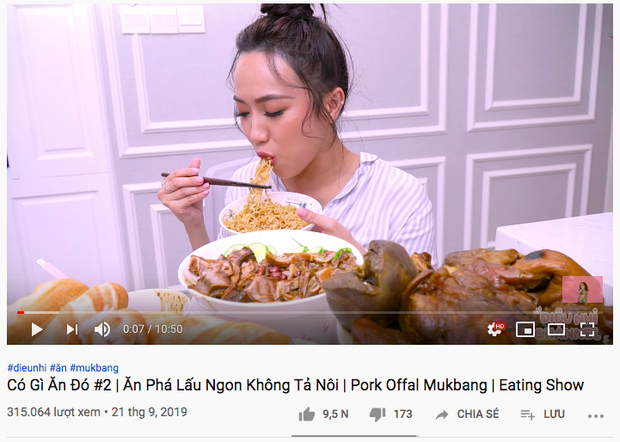 Diệu Nhi là nghệ sĩ Vbiz đầu tiên có series mukbang trên Youtube: ăn khoẻ bất ngờ, độ “lầy lội” thì khỏi bàn! - Ảnh 11. Diệu Nhi là nghệ sĩ Vbiz đầu tiên có series mukbang trên Youtube: ăn khoẻ bất ngờ, độ “lầy lội” thì khỏi bàn! - Ảnh 11.