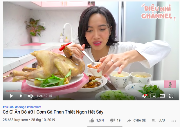 Diệu Nhi là nghệ sĩ Vbiz đầu tiên có series mukbang trên Youtube: ăn khoẻ bất ngờ, độ “lầy lội” thì khỏi bàn!