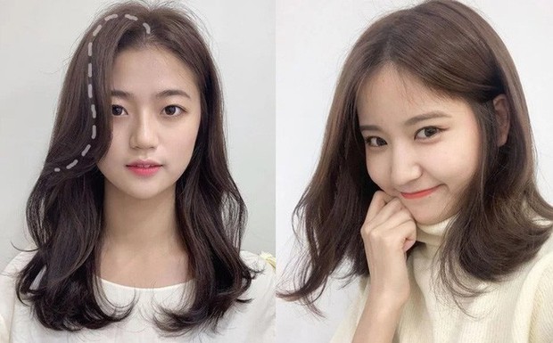 Hơn cả đánh khối, tóc mái chọn đúng sẽ vừa che mặt to trán rộng lại vừa giúp bạn xinh lên bội phần - Ảnh 3.
