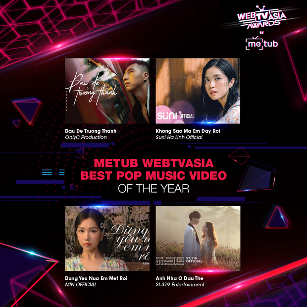 Hoàng Thùy Linh, Bích Phương, Chi Pu, Jack & K-ICM... chạm trán khốc liệt tại đề cử METUB WebTVAsia Awards 2019 - Ảnh 4.