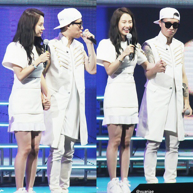 Các cặp đôi hot nhất Running Man tình tứ công khai ở fanmeeting: Monday Couple đâu bằng Song Joong Ki - Kwang Soo - Ảnh 2.