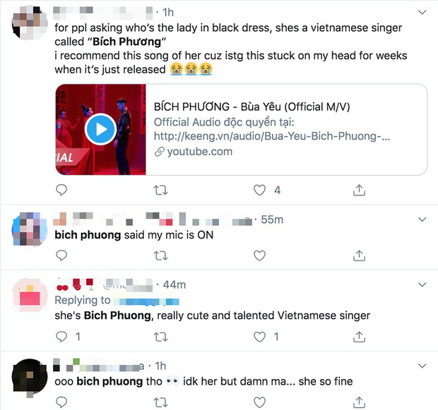 Netizen quốc tế khen ngợi Bích Phương hết lời, truy lùng thông tin đòi làm fan sau sân khấu live Đi Đu Đưa Đi đầy ấn tượng tại AAA 2019 - Ảnh 6. Netizen quốc tế khen ngợi Bích Phương hết lời, truy lùng thông tin đòi làm fan sau sân khấu live Đi Đu Đưa Đi đầy ấn tượng tại AAA 2019 - Ảnh 6.