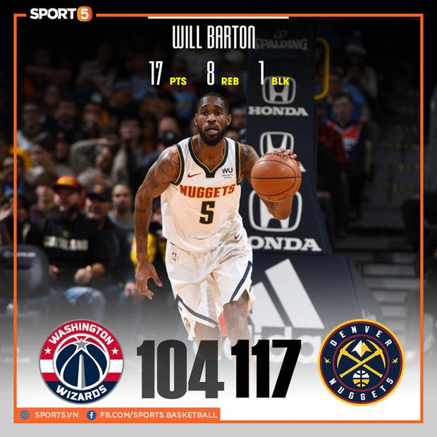 NBA 2019-2020 ngày 27/11: Los Angeles Clippers và Denver Nuggets nối dài chuỗi trận toàn thắng lên con số 6 - Ảnh 3.