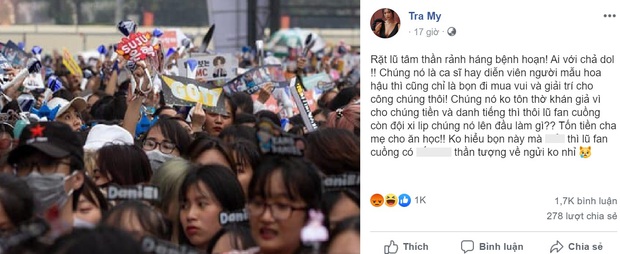 Trà My - cô nàng chọc quạo cộng đồng fan Kpop hóa ra lại là rich kid đóng cảnh nóng sập giường - Ảnh 1.