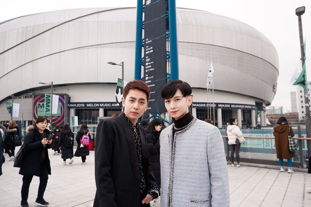 Hậu ồn ào fan-meeting “Running Man”, Đỗ Hoàng Dương và Osad bất ngờ cùng nhau tham dự Melon Music Awards 2019 tại Hàn Quốc - Ảnh 1.
