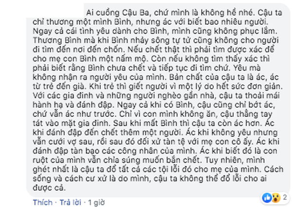 Tiếng Sét Trong Mưa đã kết thúc, khán giả vẫn miệt mài tranh cãi chuyện cậu ba Khải Duy có đáng chết hay không? - Ảnh 5.