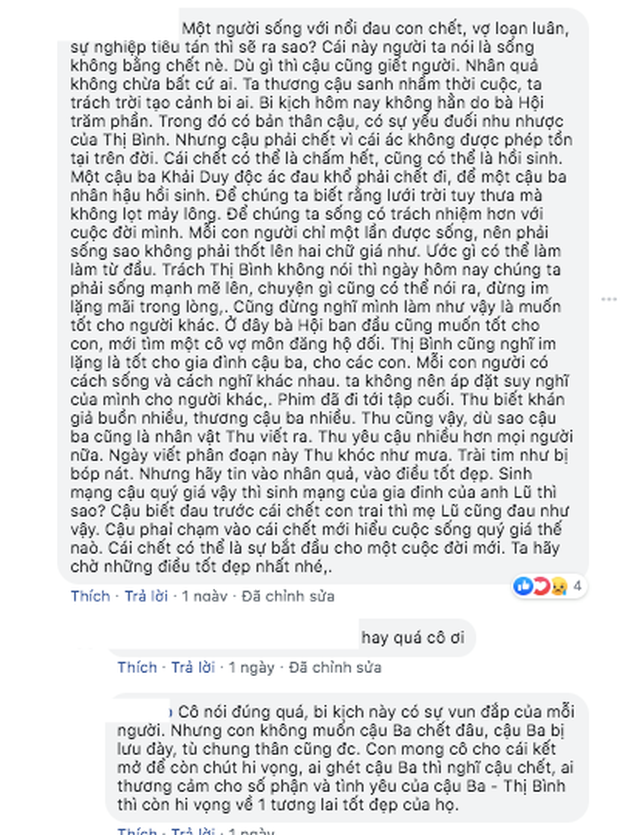 Tiếng Sét Trong Mưa đã kết thúc, khán giả vẫn miệt mài tranh cãi chuyện cậu ba Khải Duy có đáng chết hay không? - Ảnh 3.