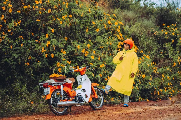 Bất chấp trời mưa, chàng photographer cho ra đời bộ ảnh chụp cùng hoa dã quỳ với concept có 1-0-2 khiến dân tình bấn loạn - Ảnh 8.