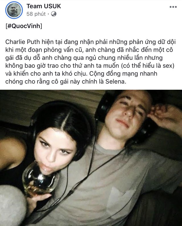 The news of Charlie Puth admitting that he was taken advantage of by Selena Gomez and spending the night with him, the source revealed in the hit "Attention"? - Photo 1.