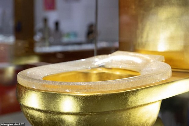 Xôn xao toilet dát vàng, gắn hơn 40.000 viên kim cương, kính chống đạn - Ảnh 1.