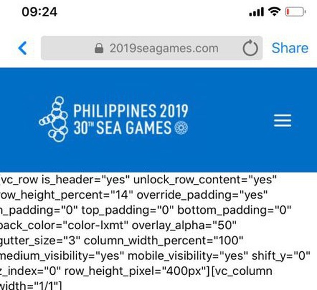 Lại thêm ngán ngẩm Sea Games 30: Website sập lên sập xuống sau khai mạc, mất cả ngày chưa sửa xong - Ảnh 1.