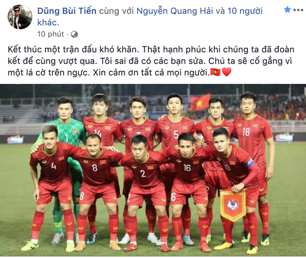 Thái độ đầu tiên của Bùi Tiến Dũng sau sai lầm ở SEA Games: Tôi sai đã có các bạn sửa - Ảnh 2.