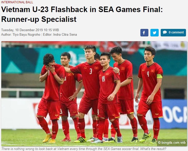 Báo Indonesia chê Việt Nam là vua về nhì tại SEA Games - Ảnh 1.