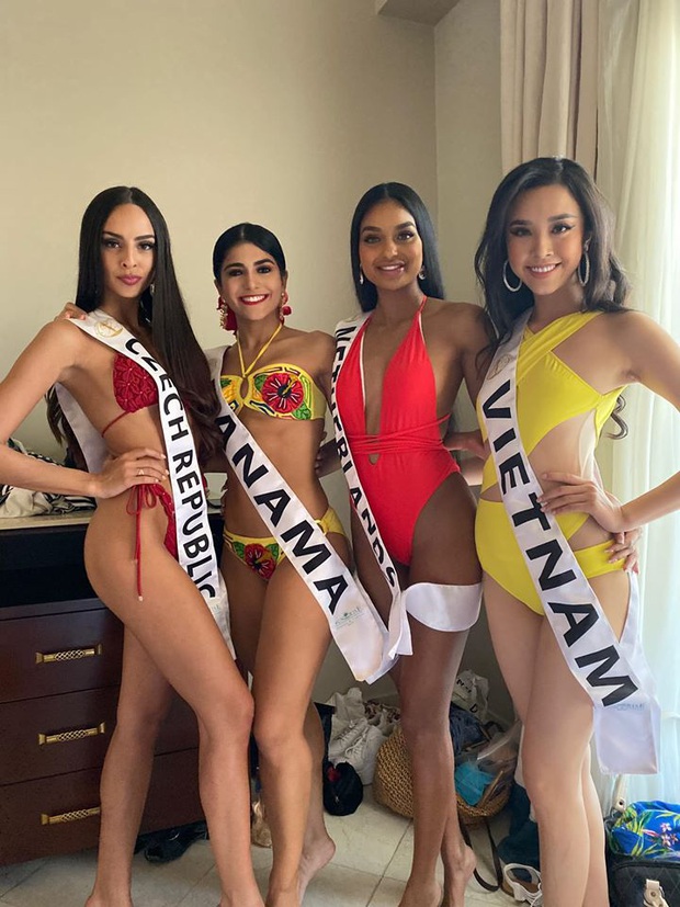 Hé lộ Quốc phục đại bàng sải cánh của Thúy An mang đến Miss Intercontinental hoà cùng chiến thắng của U22 Việt Nam - Ảnh 6.