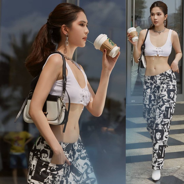 Mỹ nhân Việt diện crop top từ ngắn ngủn đến tí hon: Ai cũng hot bức người, nhiều pha chỉ nhìn mà cũng phải thót tim dùm - Ảnh 3. Mỹ nhân Việt diện crop top từ ngắn ngủn đến tí hon: Ai cũng hot bức người, nhiều pha chỉ nhìn mà cũng phải thót tim dùm - Ảnh 3.