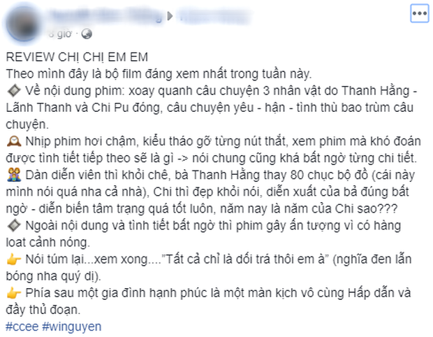 MXH dậy sóng khen bom tấn hai hệ Chị Chị Em Em nức nở: Quá nhiều twist, Chi Pu tiểu tam xuất sắc, 20 phút cuối tua khét mù - Ảnh 14.