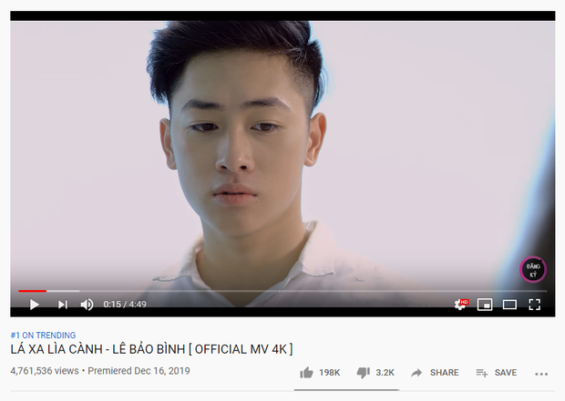 Đùng đùng ra MV rồi leo thẳng Top 1 Trending đẩy Đạt G xuống, Lê Bảo Bình chính là cái tên chốt sổ hit Vpop năm 2019? - Ảnh 1.