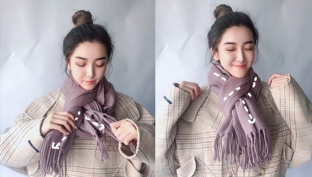 5 cách quàng khăn siêu xinh kiểu Hàn Quốc để bạn diện ngay trong ngày gió lạnh căm căm - Ảnh 9. 5 cách quàng khăn siêu xinh kiểu Hàn Quốc để bạn diện ngay trong ngày gió lạnh căm căm - Ảnh 9.