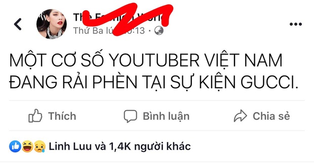 Khánh Linh bức xúc vì Giang Ơi, Vũ Dino bị fanpage thời trang dè bỉu là rải phèn khi tham gia event của Gucci - Ảnh 2.