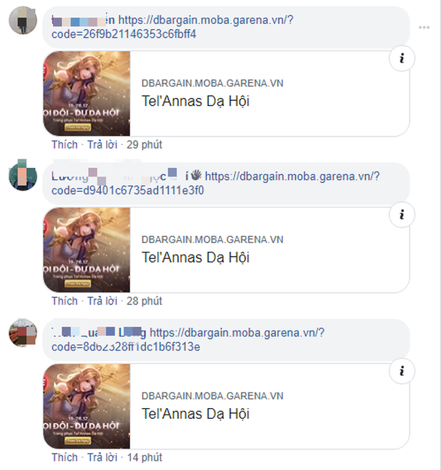 Liên Quân Mobile: Garena tặng FREE skin TelAnnas Dạ Hội khiến game thủ Việt điên đảo spam khắp mọi nơi! - Ảnh 3. Liên Quân Mobile: Garena tặng FREE skin TelAnnas Dạ Hội khiến game thủ Việt điên đảo spam khắp mọi nơi! - Ảnh 3.