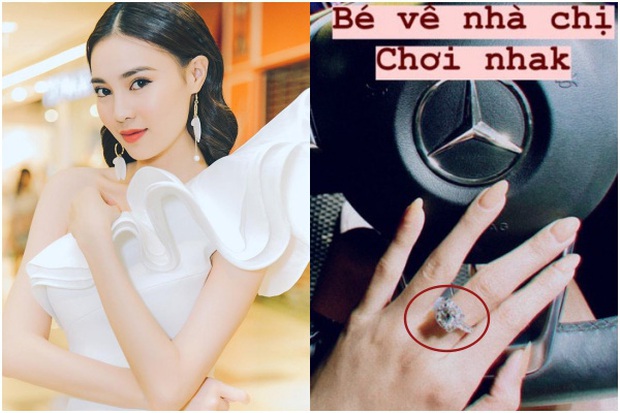 Ninh Dương Lan Ngọc chơi lớn tự thưởng nhẫn kim cương mặt to như viên bi, nhìn loá cả mắt nhân dịp Giáng sinh - Ảnh 1.