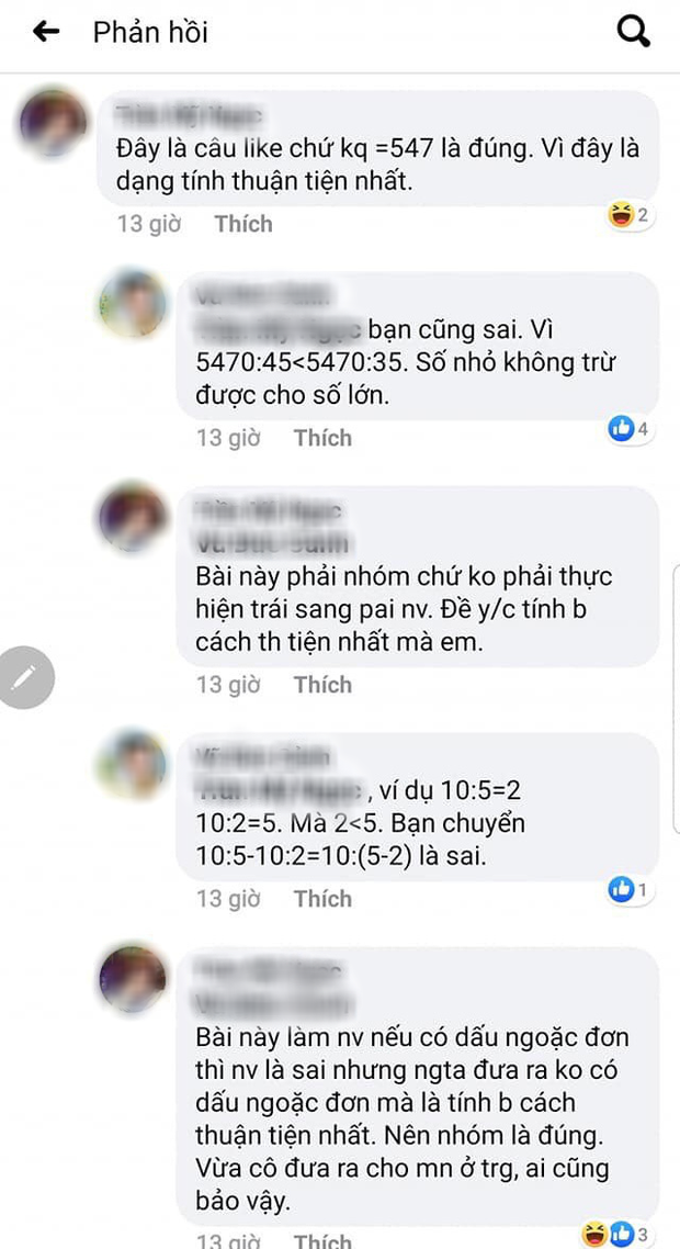 Bài toán lớp 4 tính nhanh 5470:45-5470:35 khiến phụ huynh và giáo viên thi nhau tranh cãi, 90% kết quả sai vì mắc lỗi Toán học sơ đẳng - Ảnh 2.