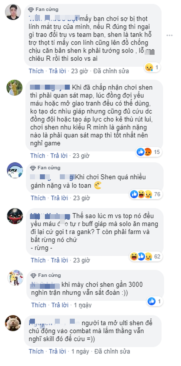 Tuyên bố chơi Shen không cần nút R, game thủ LMHT bị cộng đồng phản pháo: Chơi thế thì nghỉ game đi - Ảnh 3. Tuyên bố chơi Shen không cần nút R, game thủ LMHT bị cộng đồng phản pháo: Chơi thế thì nghỉ game đi - Ảnh 3.