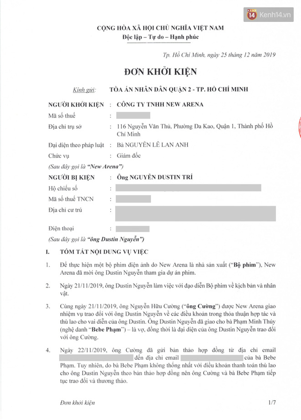 NSX Bóng Đè tuyên bố khởi kiện Dustin Nguyễn sau phát ngôn tố CGV cắt vai vô đạo đức - Ảnh 1.
