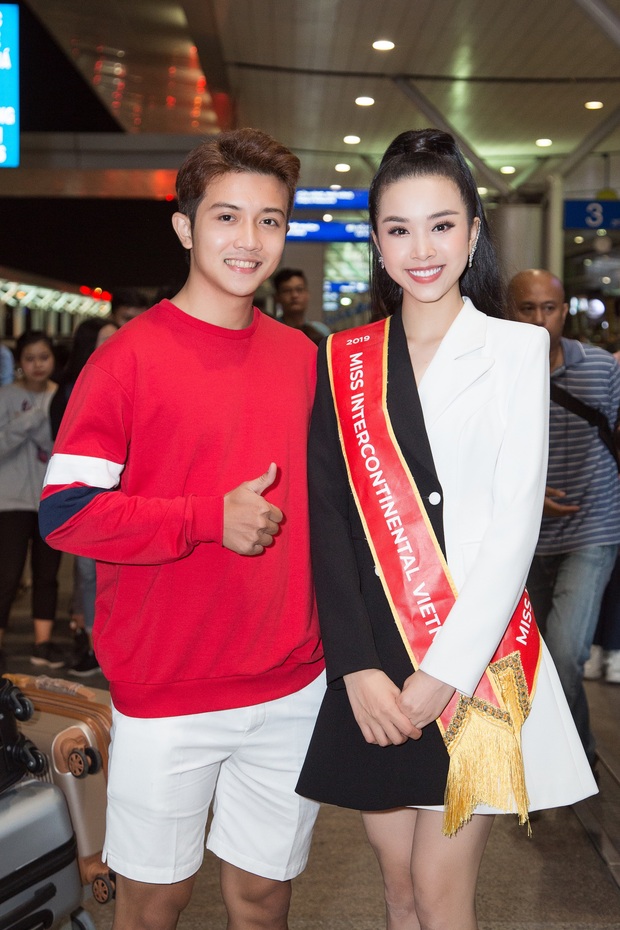 Hội chị em toàn Hoa hậu, Á hậu tiễn Thúy An lên đường đến Ai Cập thi Miss Intercontinental: Visual sáng bừng cả sân bay - Ảnh 11.