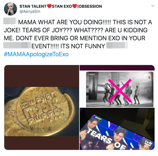 Sau MAMA 2019, fan phẫn nộ trending hashtag và yêu cầu Mnet xin lỗi EXO vì cả lỗi mới lẫn sự đối xử bất công từ 2 năm trước - Ảnh 3.