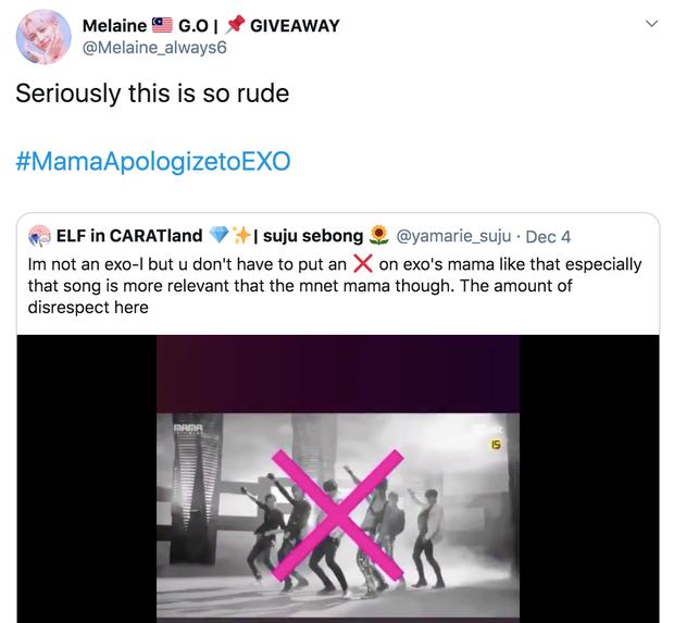 Sau MAMA 2019, fan phẫn nộ trending hashtag và yêu cầu Mnet xin lỗi EXO vì cả lỗi mới lẫn sự đối xử bất công từ 2 năm trước - Ảnh 4.