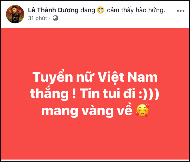 Đặng Thu Thảo, Chi Pu cùng dàn sao Vbiz vỡ oà hạnh phúc khi tuyển nữ Việt Nam giành HCV SEA Games 30 - Ảnh 7.