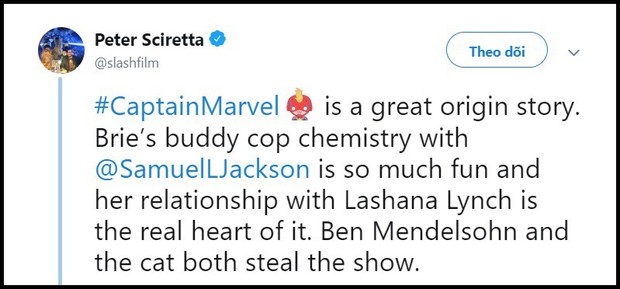 Người hâm mộ phát cuồng vì Captain Marvel, dành lời khen ngợi cho Brie Larson và hoàng thượng - Ảnh 7.