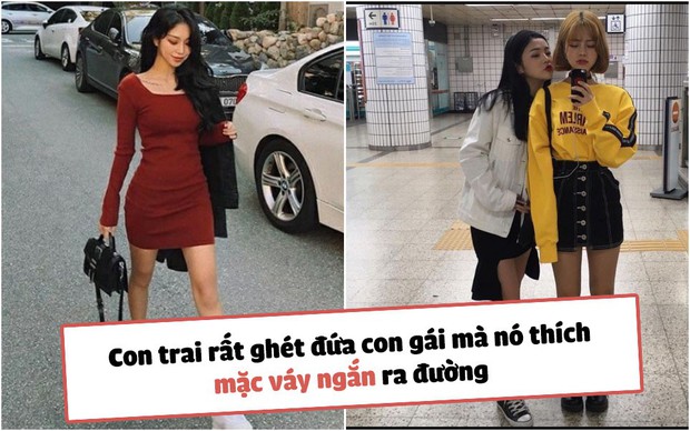 Tranh cãi xung quanh vấn đề: Có đúng là con trai rất ghét người mình thích mặc váy ngắn ra đường hay không? - Ảnh 1.