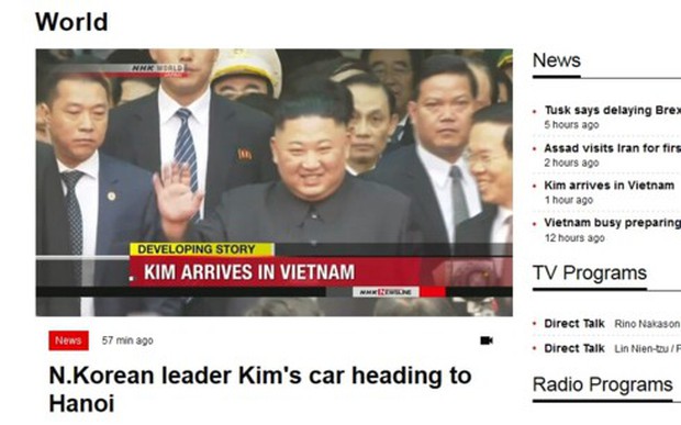 Truyền thông Nhật-Hàn cùng đưa tin ông Kim Jong-un đã tới Việt Nam - Ảnh 1.