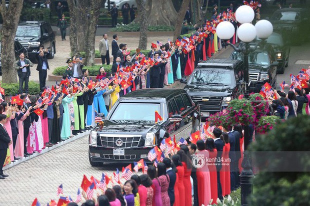 Tổng thống Trump trở về khách sạn sau buổi hội kiến với Tổng bí thư, Chủ tịch nước Nguyễn Phú Trọng và Thủ tướng Nguyễn Xuân Phúc - Ảnh 22.