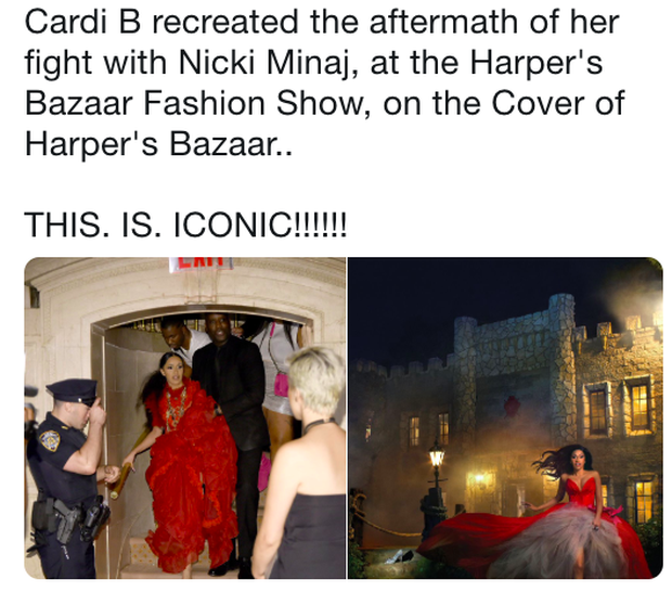 Extremely harsh: Cardi B was praised by people for jokingly mentioning the fight with Nicki Minaj in a super cool way - Photo 3.