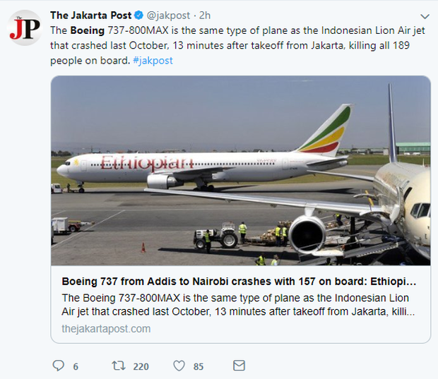 Thế giới chấn động sau thảm kịch hàng không thứ 2 xảy ra với mẫu Boeing 737 Max-8 chỉ trong 4 tháng - Ảnh 5.