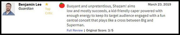 Thánh nhây Shazam đạt 93% trên Rotten Tomatoes, được giới phê bình gọi là phim DC hay nhất từ trước đến nay - Ảnh 7.