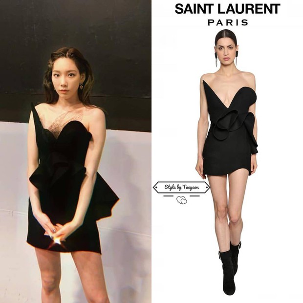 Nhờ thêm đúng 1 mảnh vải lưới vào váy, Taeyeon trông vừa đỡ hớ hênh vừa sang hơn hẳn người mẫu chuyên nghiệp - Ảnh 2.