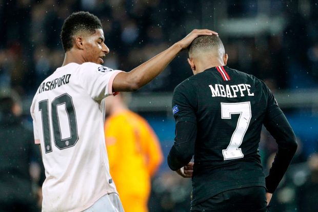 The pat on the head of the hero Rashford for Mbappe and the question: What is the money for, PSG? - Photo 2.