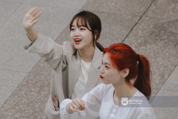 Nữ thần Irene khoe nhan sắc đời thực cực phẩm, Red Velvet và Weki Meki vỡ òa trước biển fan tại sân bay Tân Sơn Nhất - Ảnh 7.