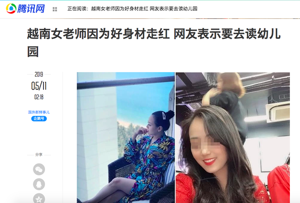 Cô giáo Việt gây sốt trên báo Trung chỉ nhờ một hành động nhỏ rất đáng yêu mà thời đi học ai cũng từng được như thế - Ảnh 1.