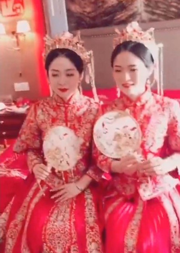 Tổ chức đám cưới cùng ngày, chị em cô dâu chơi chiêu đến nỗi chú rể cũng nhận nhầm vợ - Ảnh 3.
